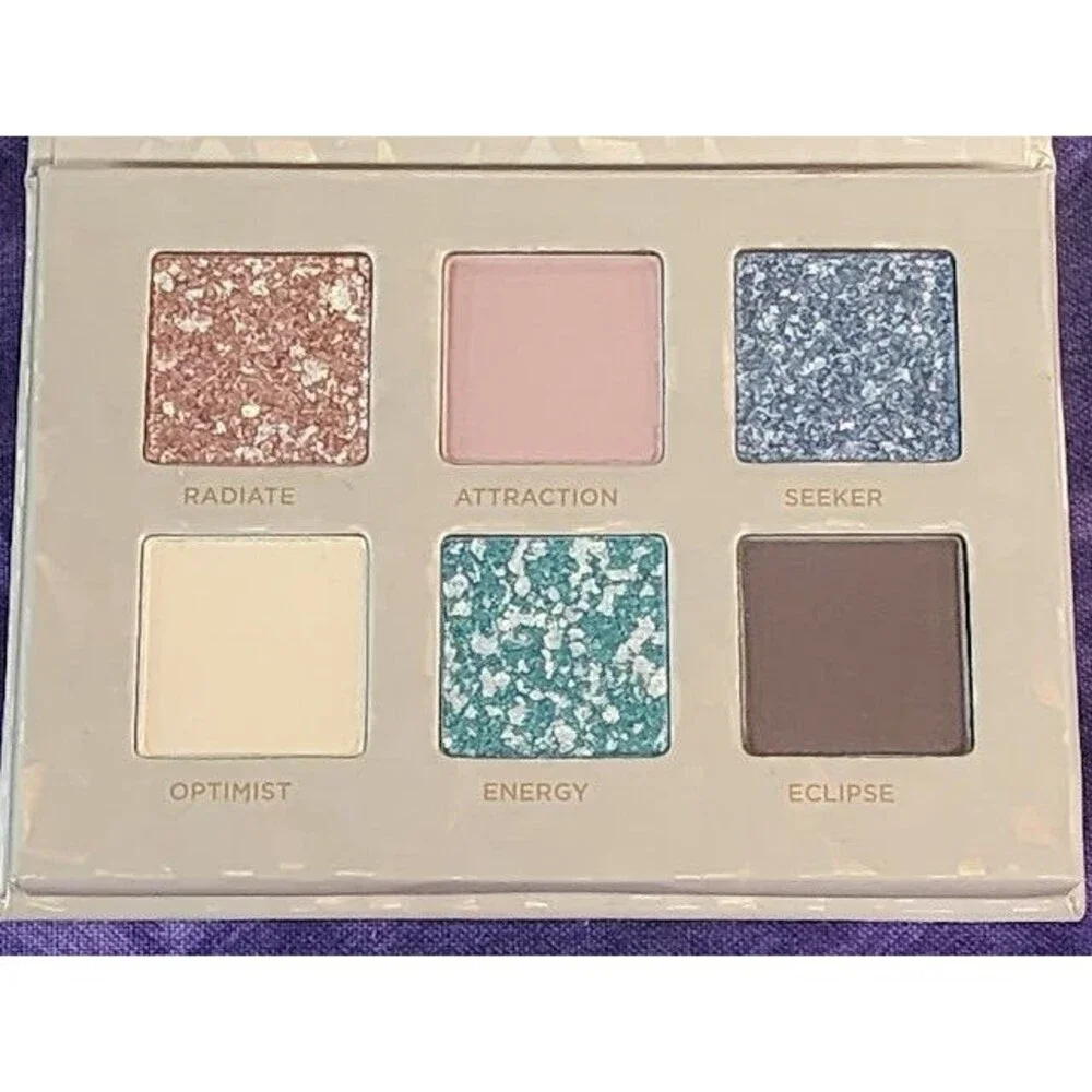 Urban Decay Stoned Vibes Mini Eyeshadow Palette Shimmer Matte Vegan 6 Pan Shades
